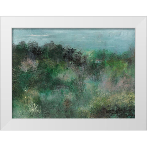 Waking I White Modern Wood Framed Art Print by Bramma, Lila