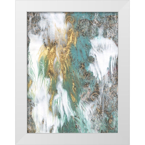Ancient Teachings II White Modern Wood Framed Art Print by Bramma, Lila