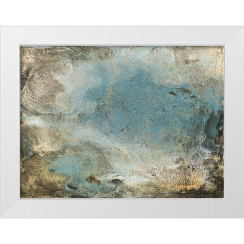 Proximity II White Modern Wood Framed Art Print by Bramma, Lila