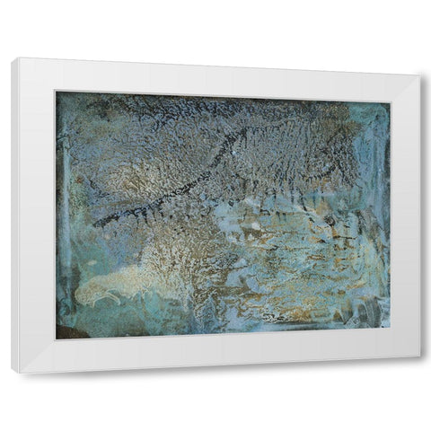Proximity III White Modern Wood Framed Art Print by Bramma, Lila