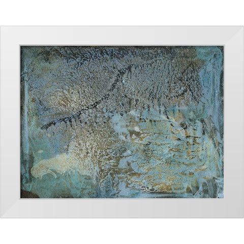 Proximity III White Modern Wood Framed Art Print by Bramma, Lila