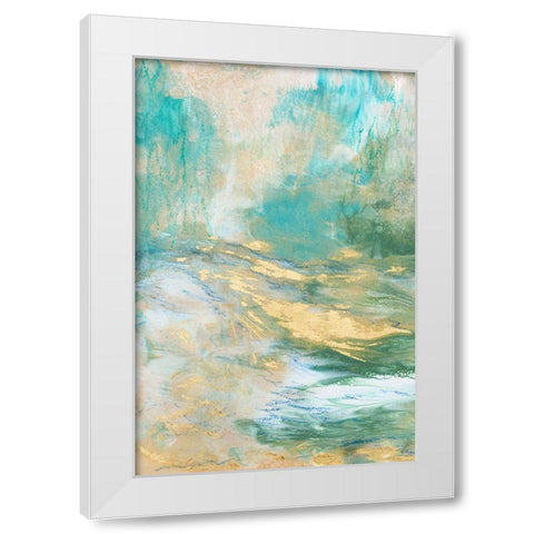 Meet Me There I White Modern Wood Framed Art Print by Bramma, Lila