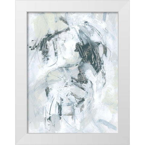 Specific Impulse I White Modern Wood Framed Art Print by Vess, June Erica