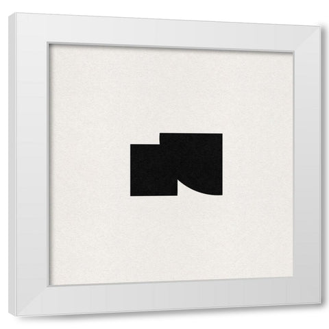 Polymath III White Modern Wood Framed Art Print by Green, Jacob