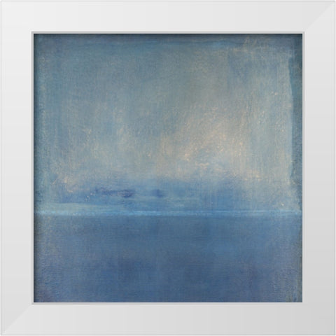 Evening Shore I White Modern Wood Framed Art Print by OToole, Tim