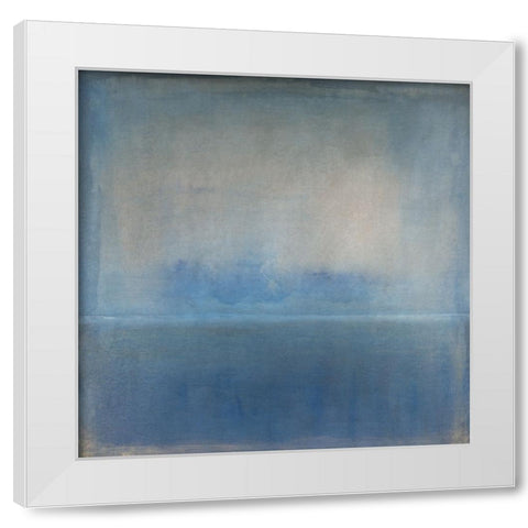 Evening Shore II White Modern Wood Framed Art Print by OToole, Tim