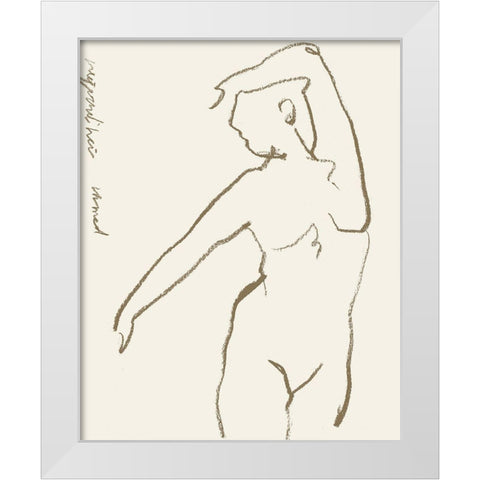 Toi et Moi III White Modern Wood Framed Art Print by Wang, Melissa