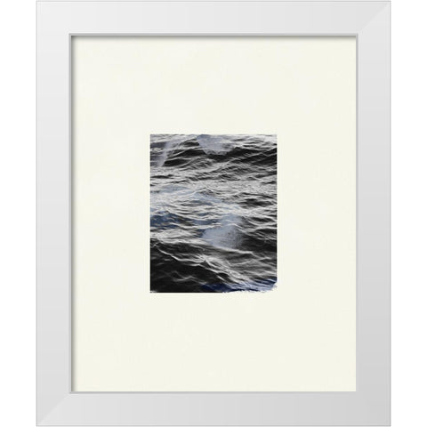 The Calm Cove II White Modern Wood Framed Art Print by Wang, Melissa