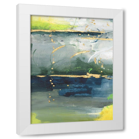 Coming Ashore I White Modern Wood Framed Art Print by Combs, Joyce