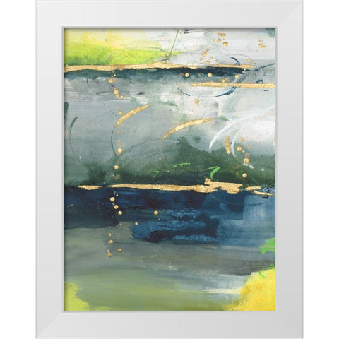 Coming Ashore I White Modern Wood Framed Art Print by Combs, Joyce