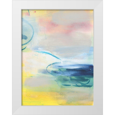 Some Day Soon I White Modern Wood Framed Art Print by Combs, Joyce