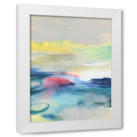 Some Day Soon II White Modern Wood Framed Art Print by Combs, Joyce