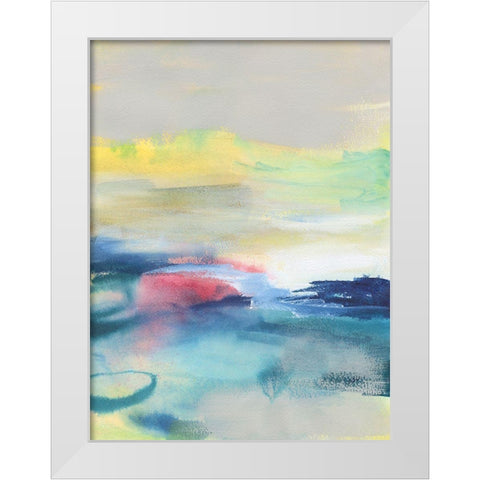 Some Day Soon II White Modern Wood Framed Art Print by Combs, Joyce
