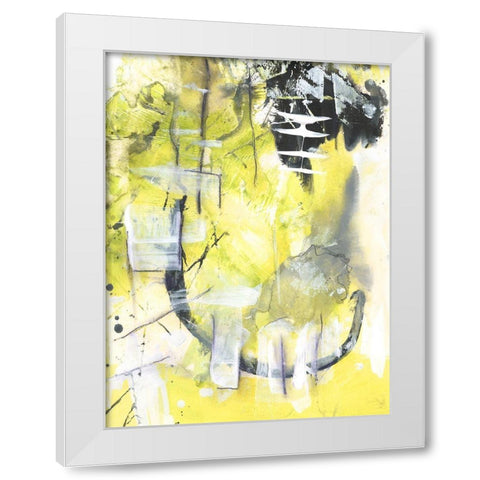 Exciting Times II White Modern Wood Framed Art Print by Combs, Joyce