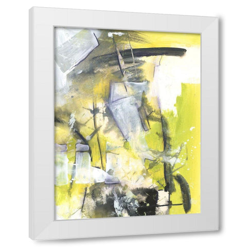 Exciting Times III White Modern Wood Framed Art Print by Combs, Joyce