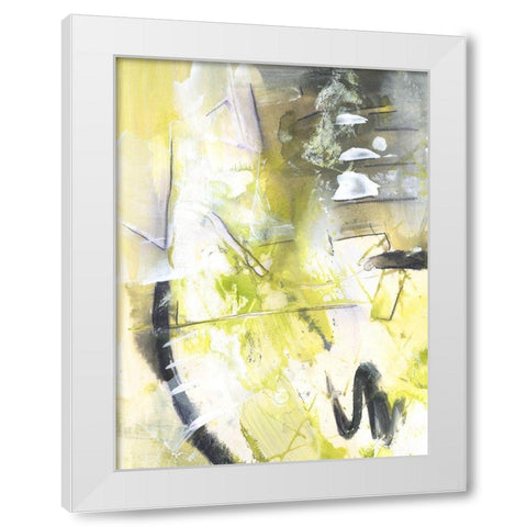 Exciting Times IV White Modern Wood Framed Art Print by Combs, Joyce