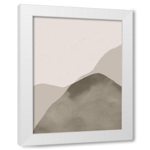 Cloud Kiss I White Modern Wood Framed Art Print by Barnes, Victoria