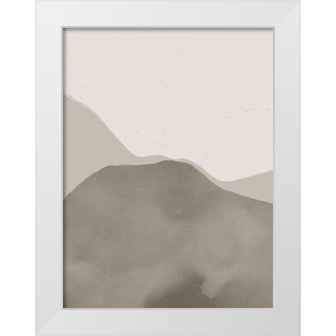 Cloud Kiss II White Modern Wood Framed Art Print by Barnes, Victoria