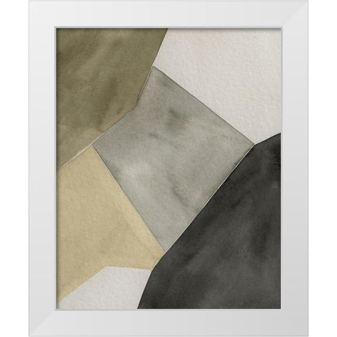 Tectonic Shift I White Modern Wood Framed Art Print by Popp, Grace