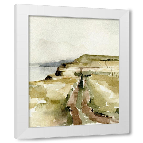 North Sea Coast II White Modern Wood Framed Art Print by Caroline, Emma