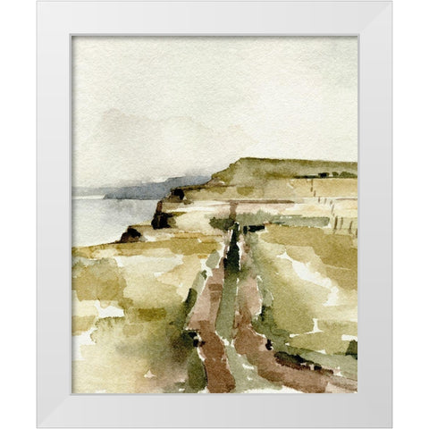 North Sea Coast II White Modern Wood Framed Art Print by Caroline, Emma