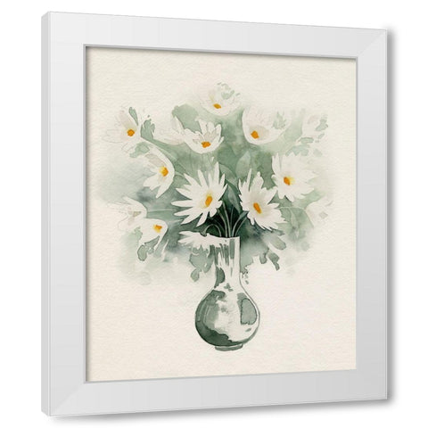 Daisy Bouquet Sketch II White Modern Wood Framed Art Print by Popp, Grace