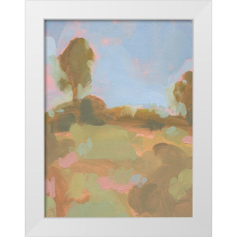 Claudias Place I White Modern Wood Framed Art Print by Green, Jacob