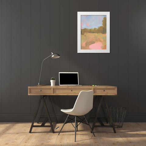 Claudias Place II White Modern Wood Framed Art Print by Green, Jacob