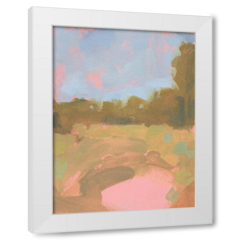 Claudias Place II White Modern Wood Framed Art Print by Green, Jacob