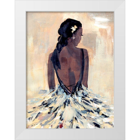 To the Gala I White Modern Wood Framed Art Print by Warren, Annie