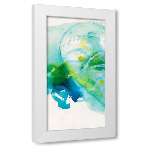 Broken Heart I White Modern Wood Framed Art Print by Combs, Joyce