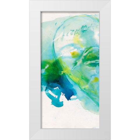 Broken Heart I White Modern Wood Framed Art Print by Combs, Joyce