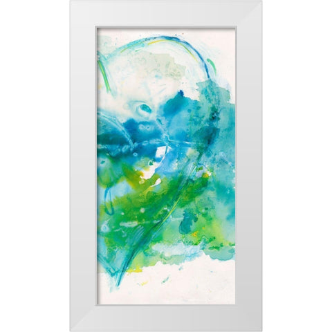 Broken Heart II White Modern Wood Framed Art Print by Combs, Joyce