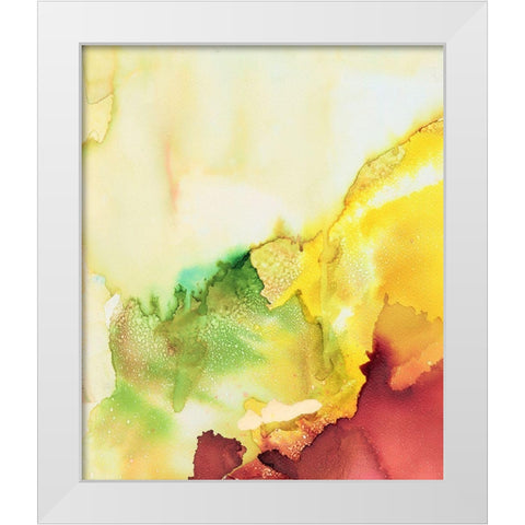 Closeness II White Modern Wood Framed Art Print by Combs, Joyce