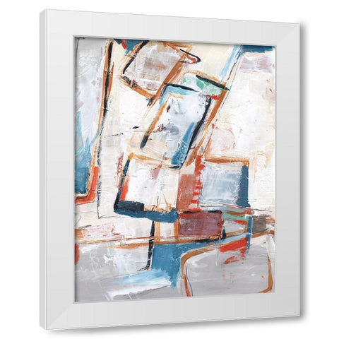 Rear View Mirror I White Modern Wood Framed Art Print by Harper, Ethan