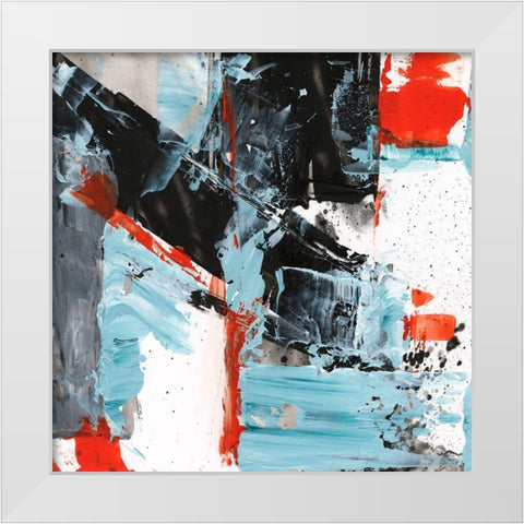 Missed Connection IV White Modern Wood Framed Art Print by Harper, Ethan