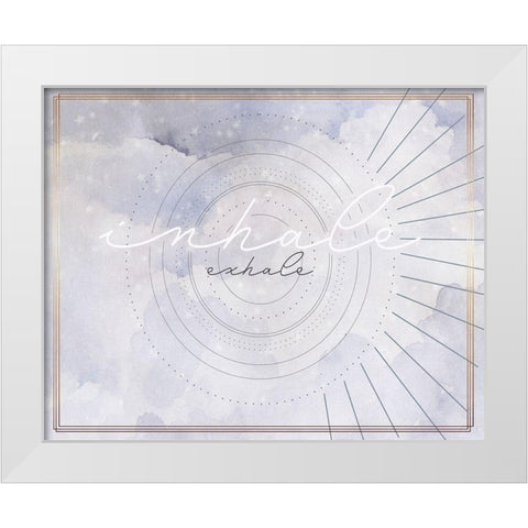 Mystic Escape II White Modern Wood Framed Art Print by Parker, Jennifer Paxton