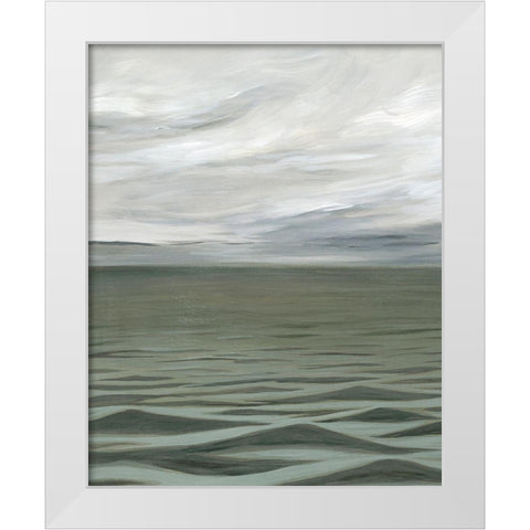 Overcasting I White Modern Wood Framed Art Print by Popp, Grace