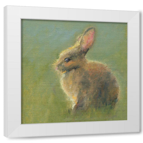 Thatcher White Modern Wood Framed Art Print by Wendling, Marilyn