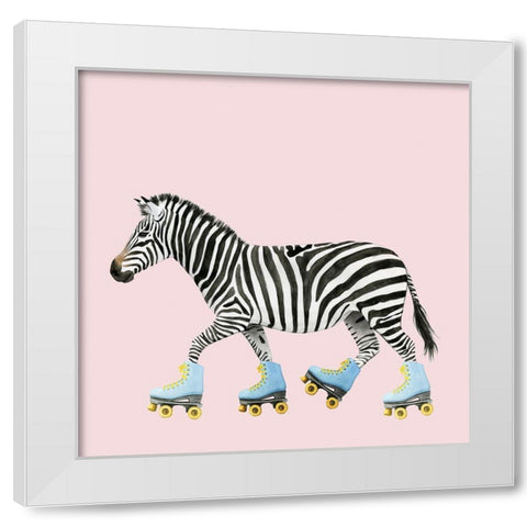 High Rollers I White Modern Wood Framed Art Print by Popp, Grace