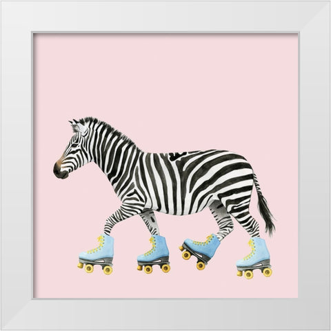 High Rollers I White Modern Wood Framed Art Print by Popp, Grace