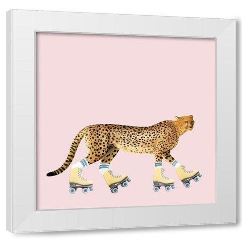 High Rollers II White Modern Wood Framed Art Print by Popp, Grace