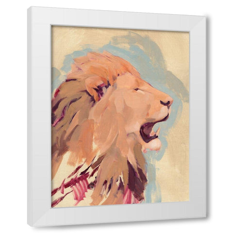 Pride Leader I White Modern Wood Framed Art Print by Green, Jacob