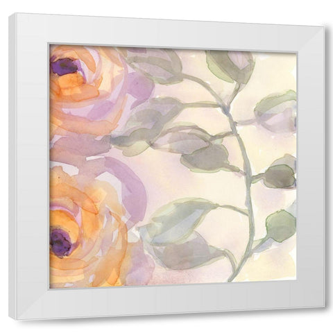 Dream of Flowers III White Modern Wood Framed Art Print by Quin, Marabeth
