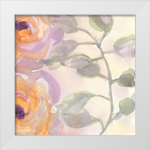 Dream of Flowers III White Modern Wood Framed Art Print by Quin, Marabeth