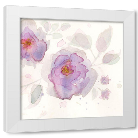 The Favorite Flowers III White Modern Wood Framed Art Print by Quin, Marabeth
