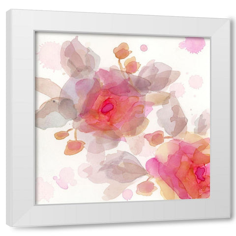 The Favorite Flowers V White Modern Wood Framed Art Print by Quin, Marabeth