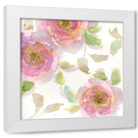The Favorite Flowers VI White Modern Wood Framed Art Print by Quin, Marabeth