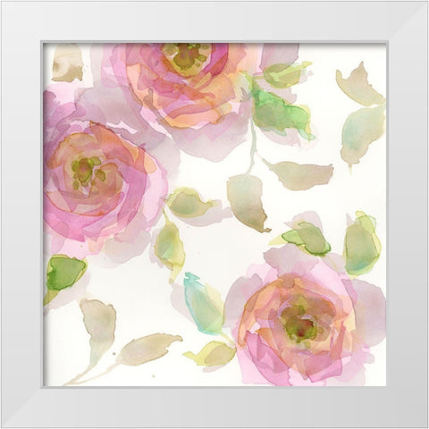 The Favorite Flowers VI White Modern Wood Framed Art Print by Quin, Marabeth