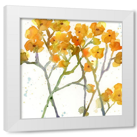 The Favorite Flowers VIII White Modern Wood Framed Art Print by Quin, Marabeth